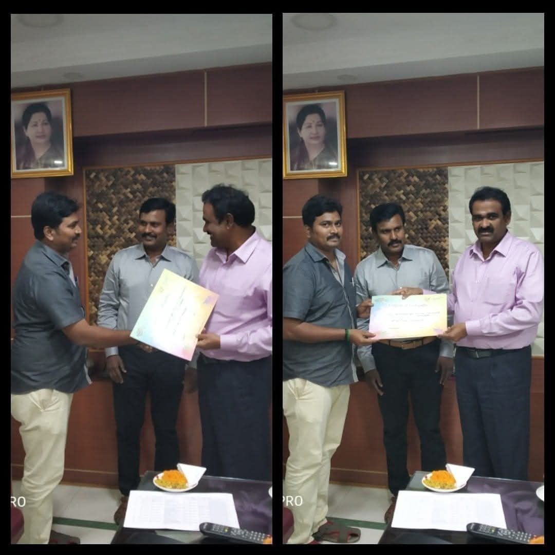 Dr. S. Venkatesan award and activity photo 2